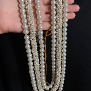 White three layer Mala