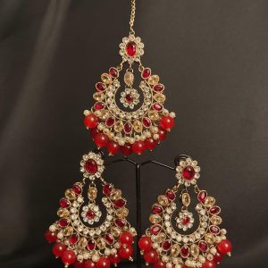 Earrings red