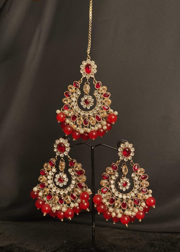 Earrings red