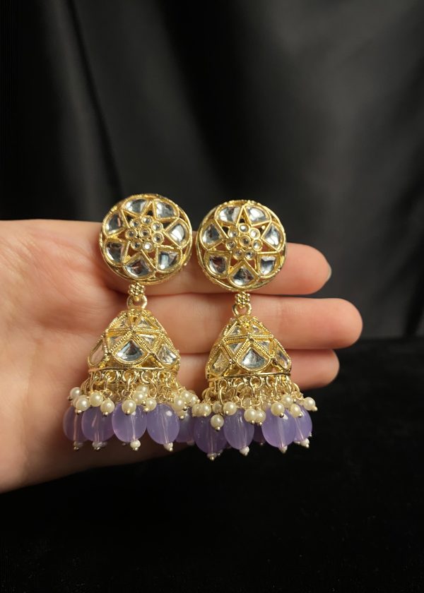 Kundan Jhumkas: Exquisite Indian Earrings