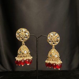 Kundan Jhumkas: Exquisite Indian Earrings