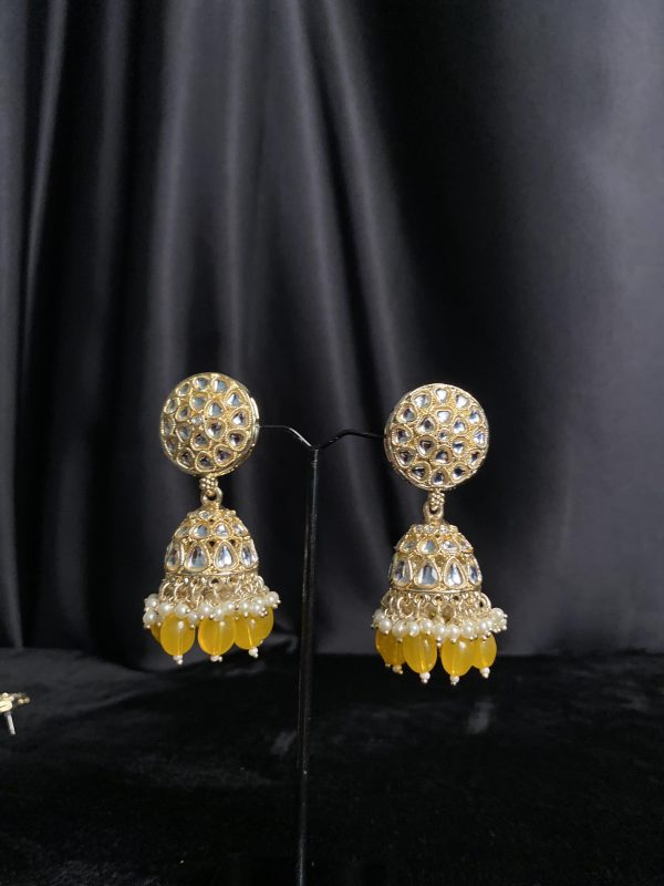 Kundan Jhumkas: Exquisite Indian Earrings