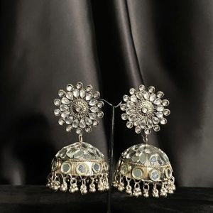 Sheesha Earrings - Handcrafted Indian Beauty