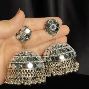 Sheesha Earrings - Handcrafted Indian Beauty