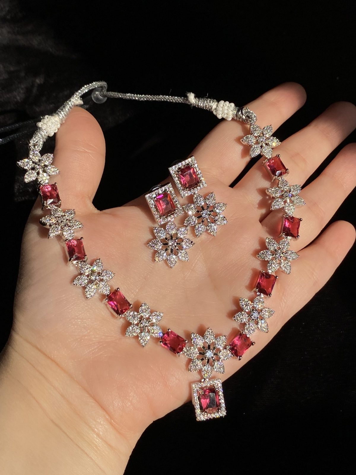 Fia Statement Choker & Earring Set
