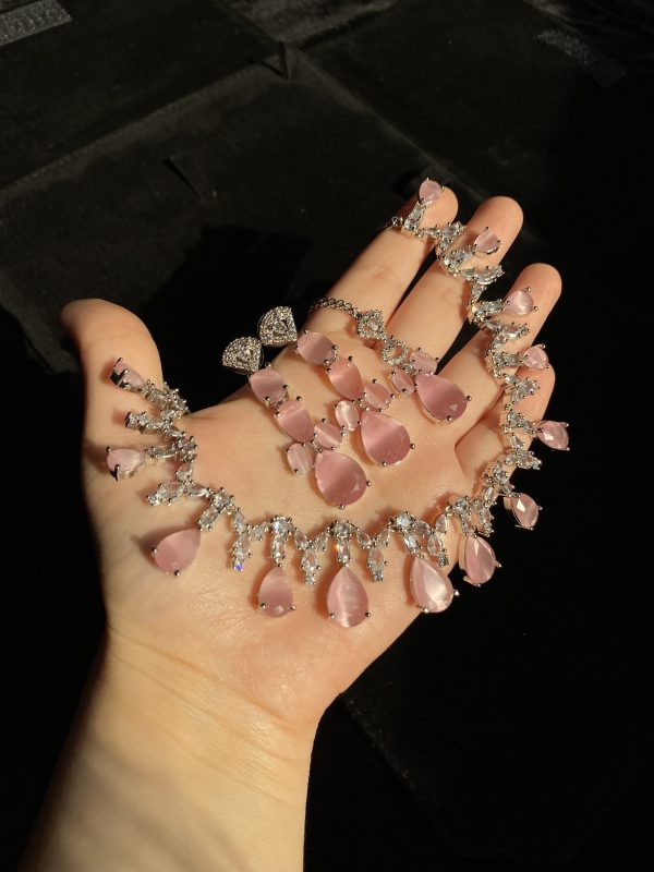 Luna Pink Crystal Set