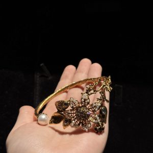 Nature Inspired Bird Nest Statement Bangle