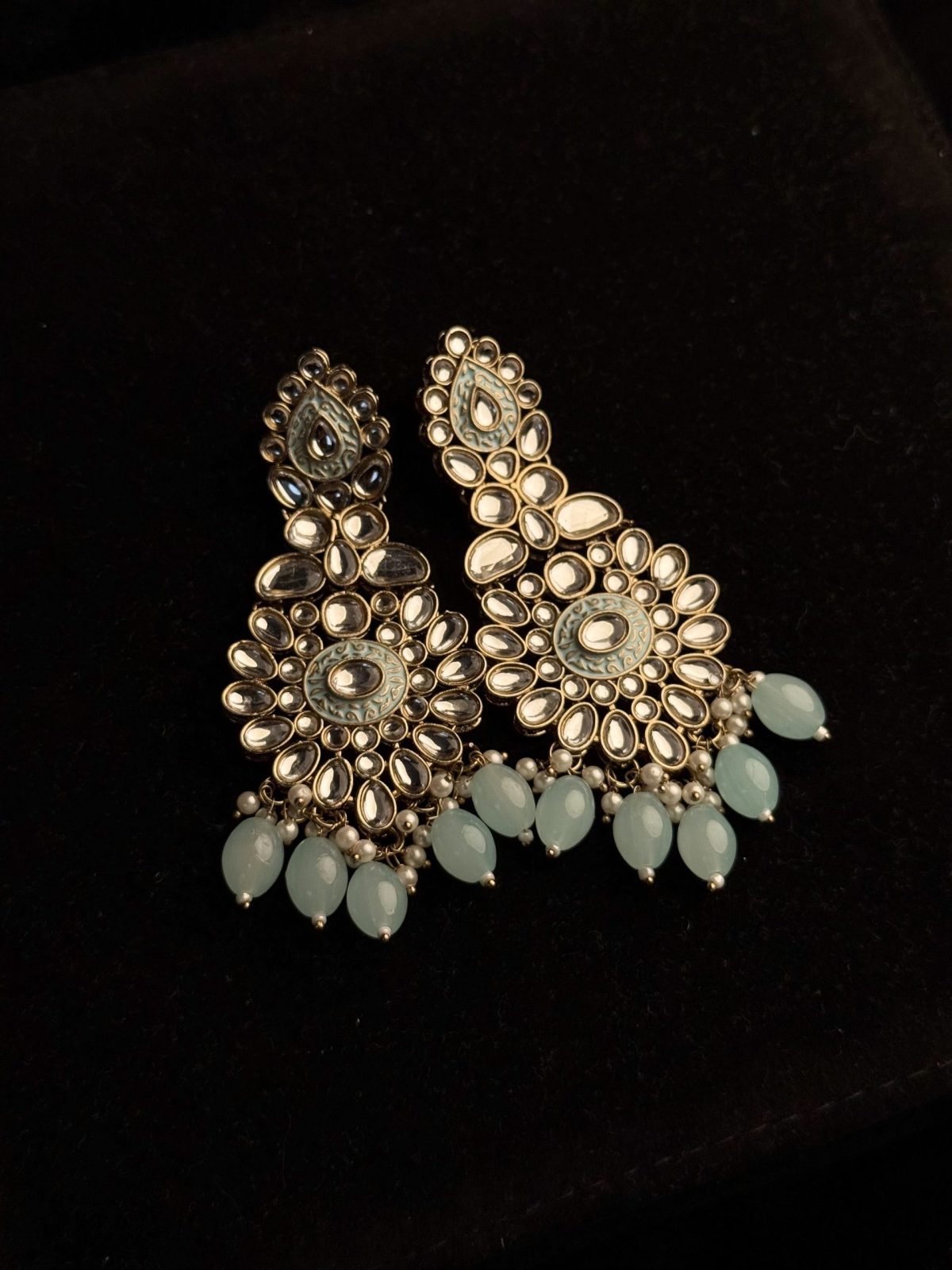 Petal Kundan Jhumka - Image 4