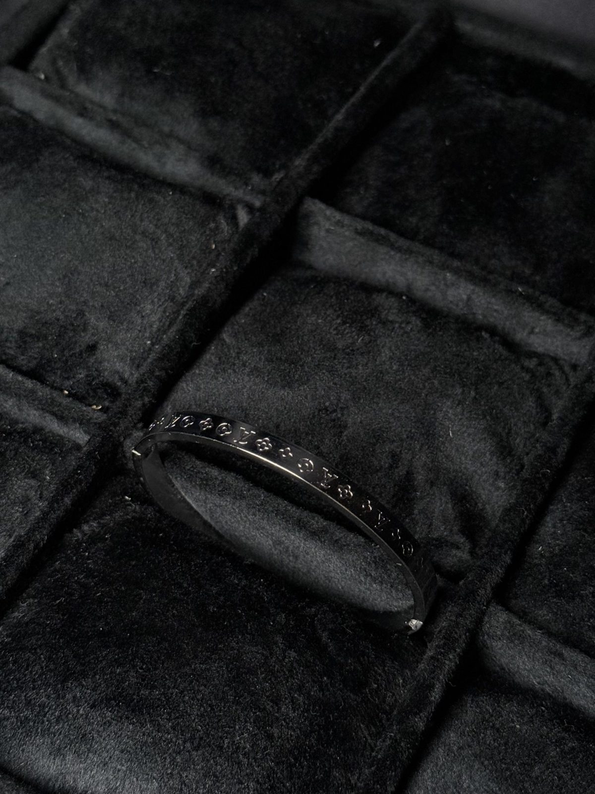 Initial LV Inspired Bracelet Silver