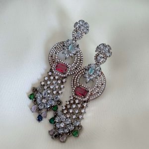Rose Vintage Inspired Tassel Earrings Pink - Jewelist.pk (jewellery Brand)