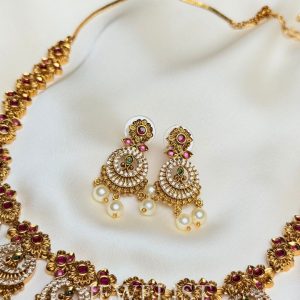 Riwayat Choker Set - South indian artistry.