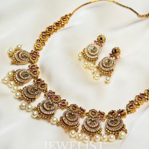 Riwayat Choker Set - South indian artistry.