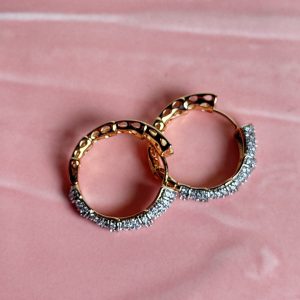 Micro-Pavé Hoop Earrings