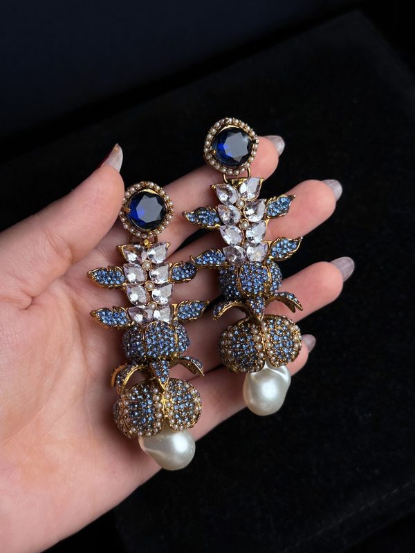 Opulent Cocktail Cascade Earrings - Image 7