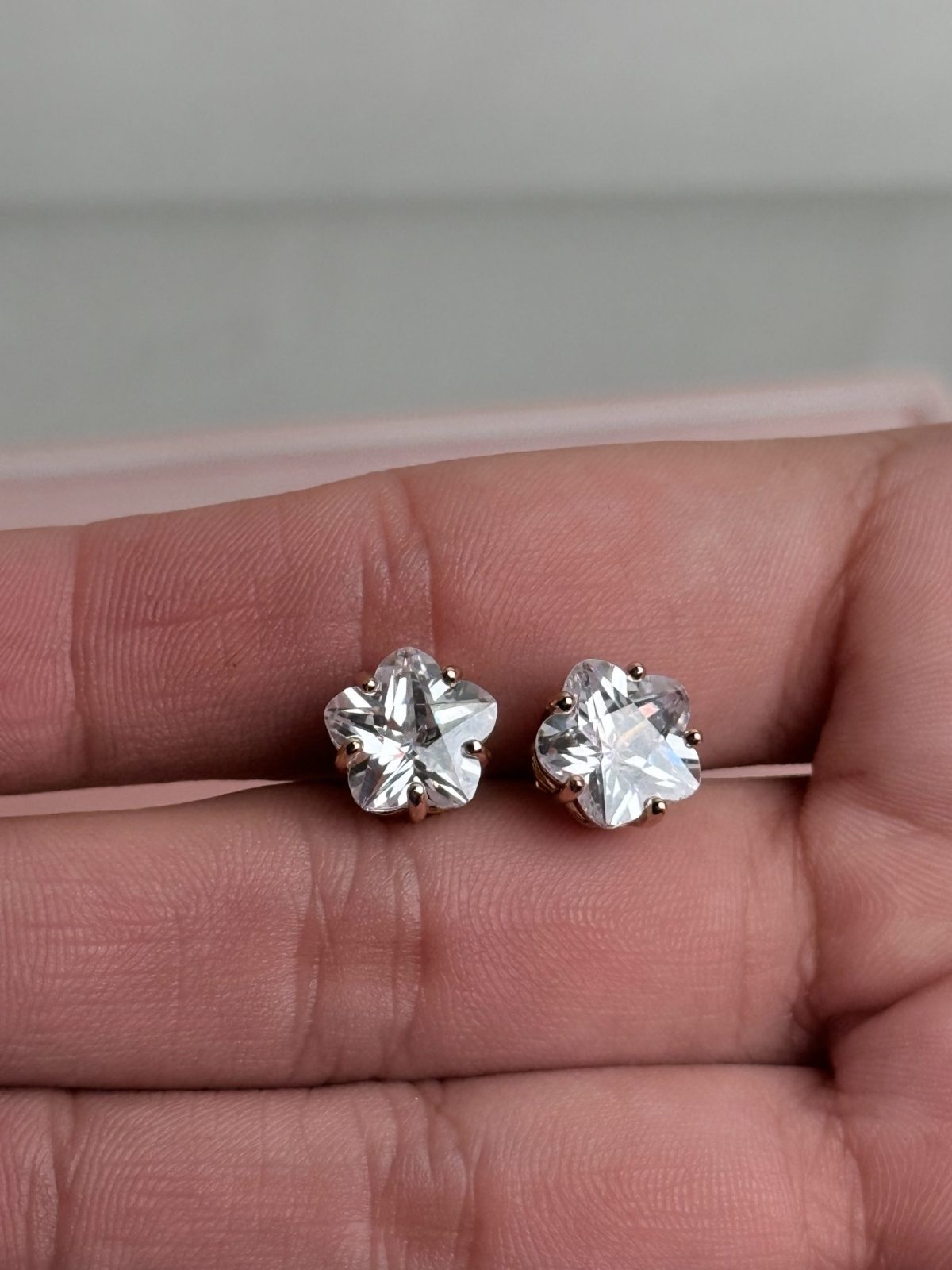 Zara Starburst Crystal Stud Earrings