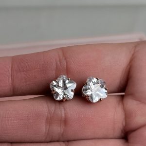 Zara Starburst Crystal Stud Earrings