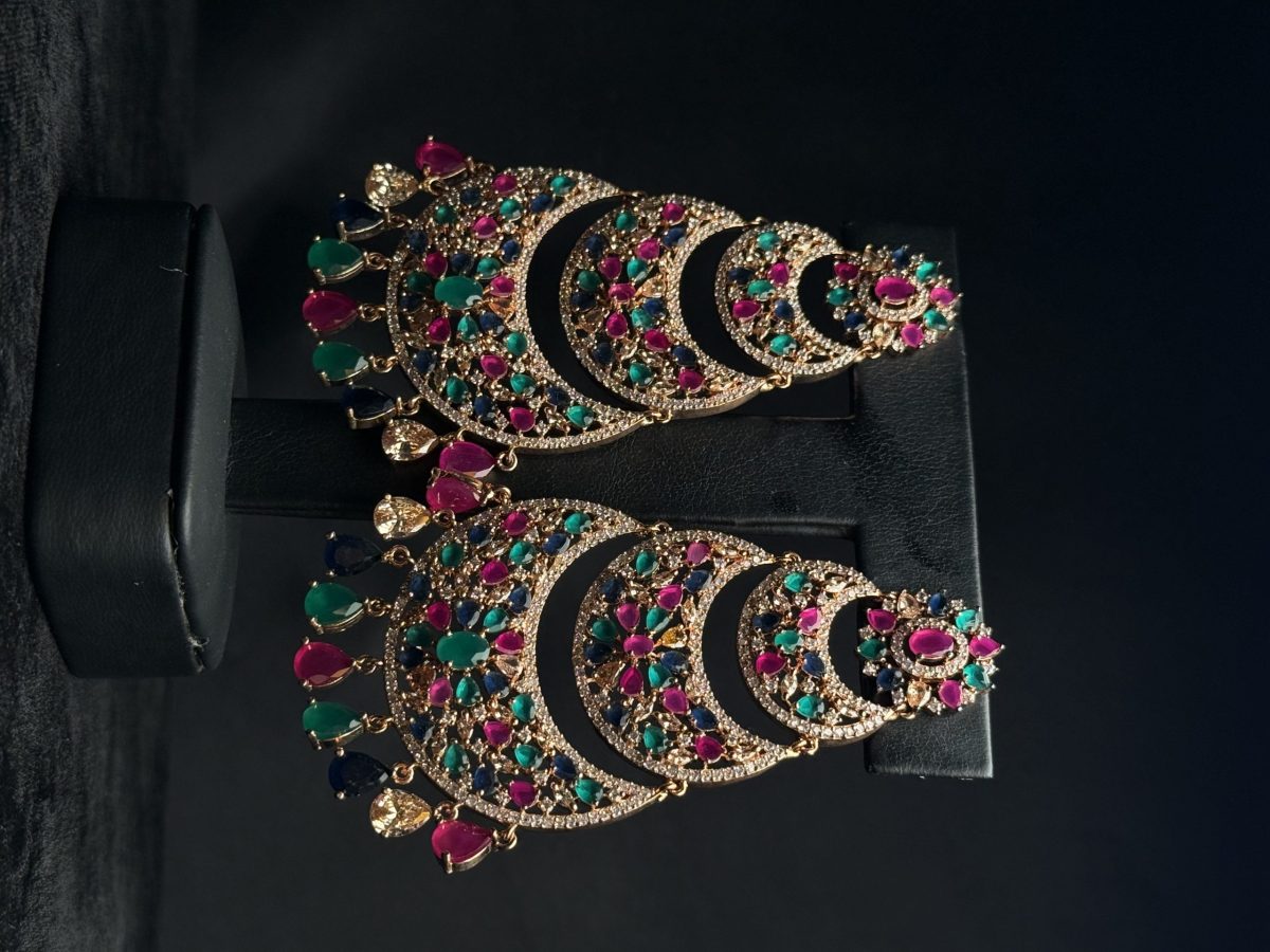 Majestic Heirloom Symphony Set - Artificial Earrings and Teeka by Jewelist.pk