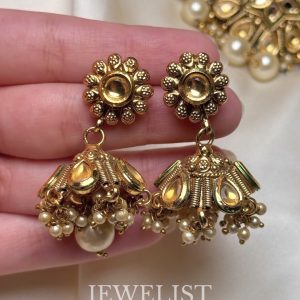 Exquisite Kundan Choker Set with Pearls - Artificial Jewellery by Jewelist.pk