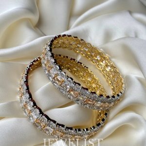 Exquisite Fiha Bangle Set - Gold Plated Churi Set with Sizes (2.0 to 3.0) on Pre-Order by Jewelist.pk