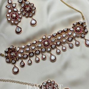 Gulnaar Kundan Polki Bridal Set by Jewelist.pk