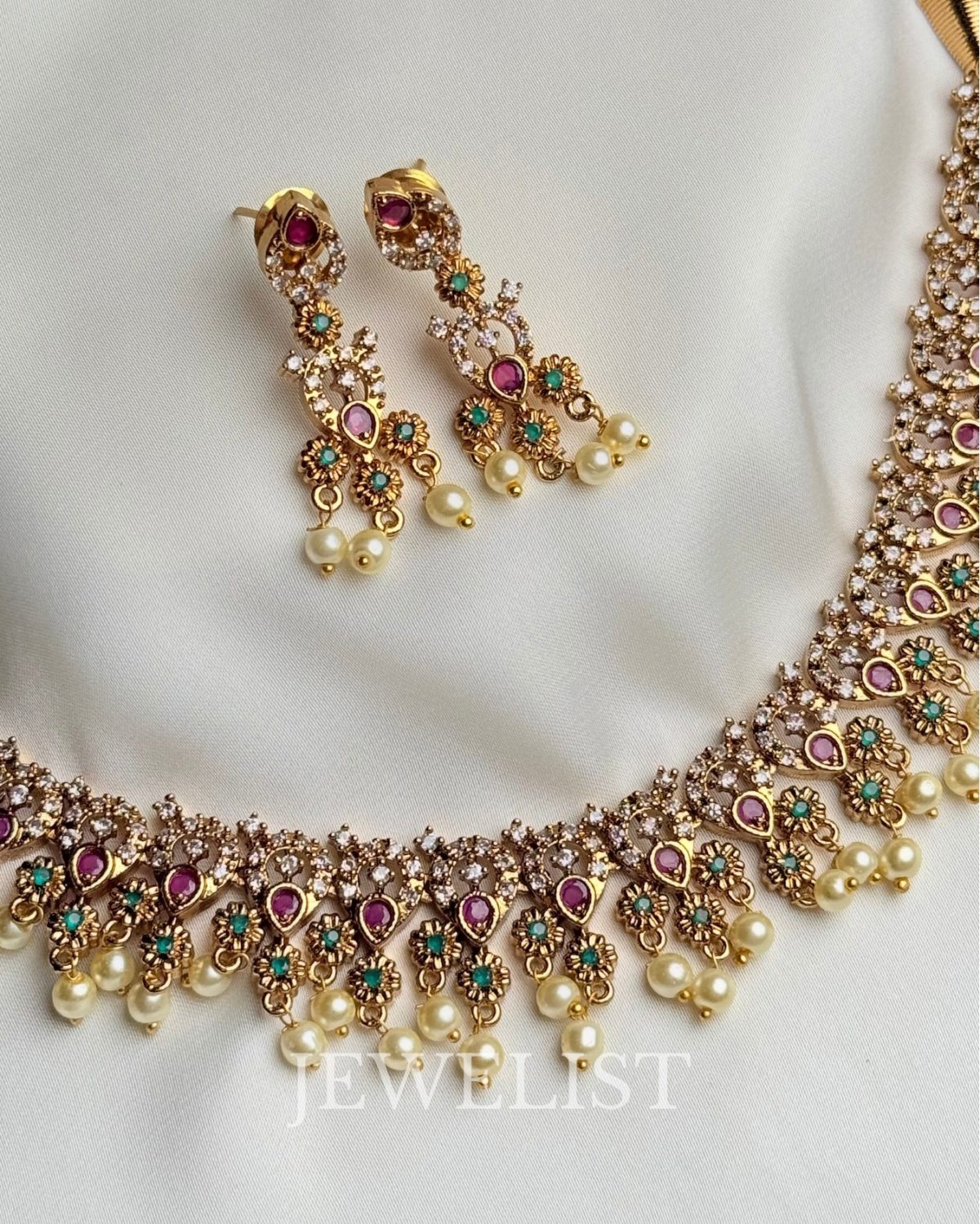 Aima Choker Set by Jewelist.pk – Pakistani Jewellery