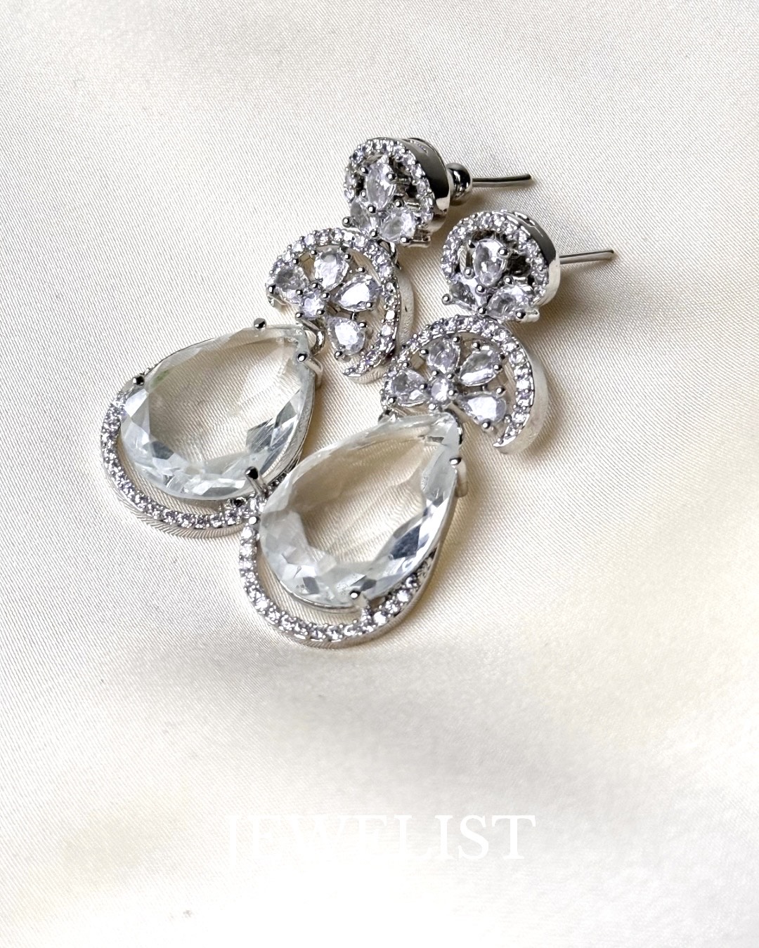 Glam Teardrop Earrings – Jewelist.pk