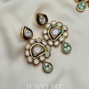 Areeba Kundan Polki Bridal Set – Jewelist.pk