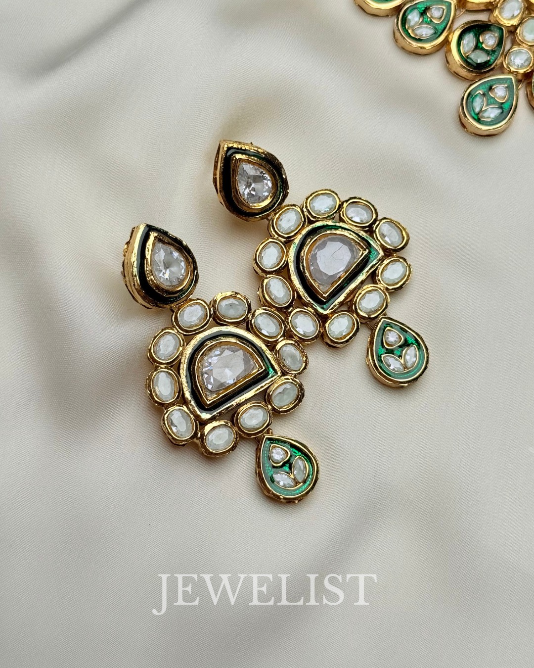 Areeba Kundan Polki Bridal Set – Jewelist.pk
