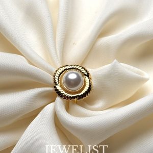 Gold Pearl Dome Ring – Jewelist.pk