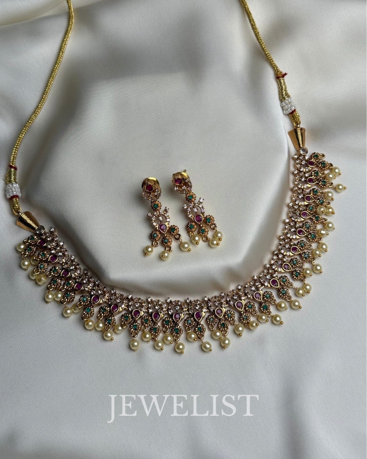 Aima Choker Set by Jewelist.pk – Pakistani Jewellery