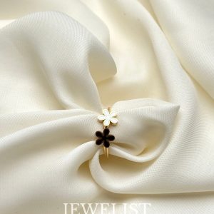 Floral Duo Charm Ring