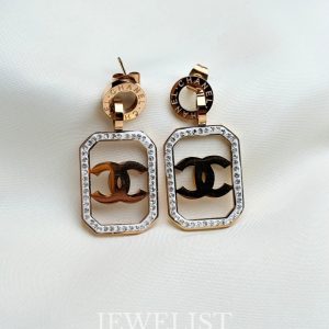 Chanel Inspired Drops Earrings - Jewelist.pk