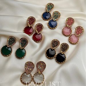 Sparkle Drop Earrings - Pakistani Artificial Jewellery Earrings by Jewelist