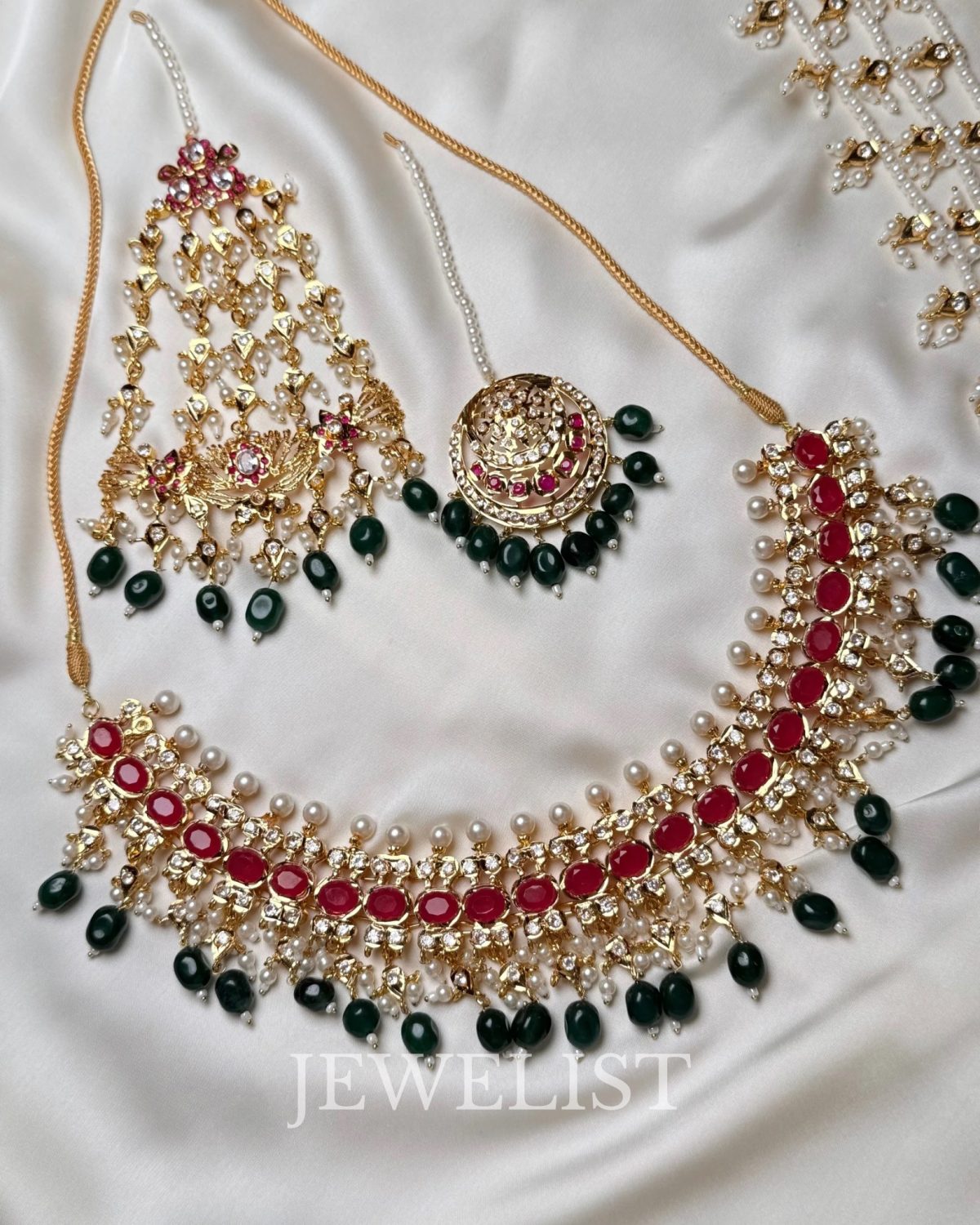 Pakistani Bridal Jewellery Set by Jewelist
