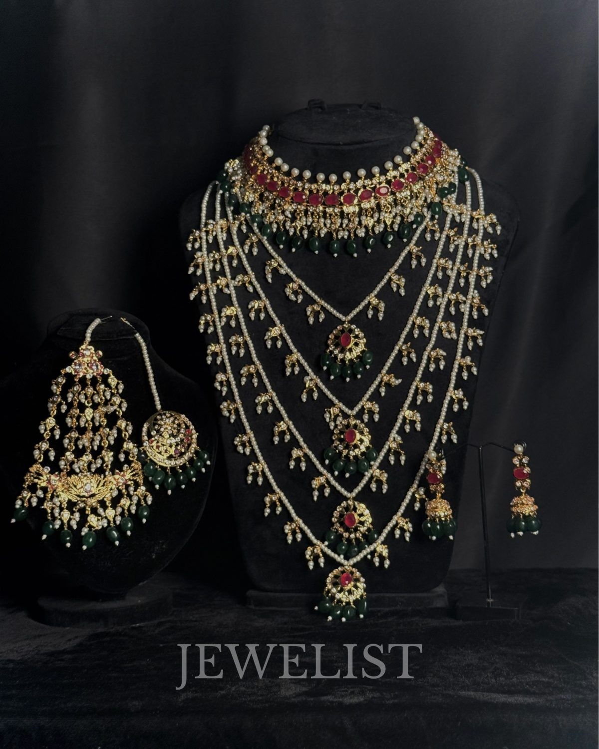 Inaya Hyderabadi Set - Hyderabadi Bridal Mala and Choker Set