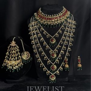 Inaya Hyderabadi Set - Hyderabadi Bridal Mala and Choker Set