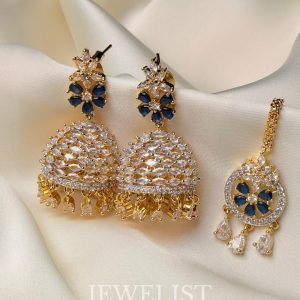 Zeenat AD Jhumka Teeka Set – Jewelist Jewellery Pakistan