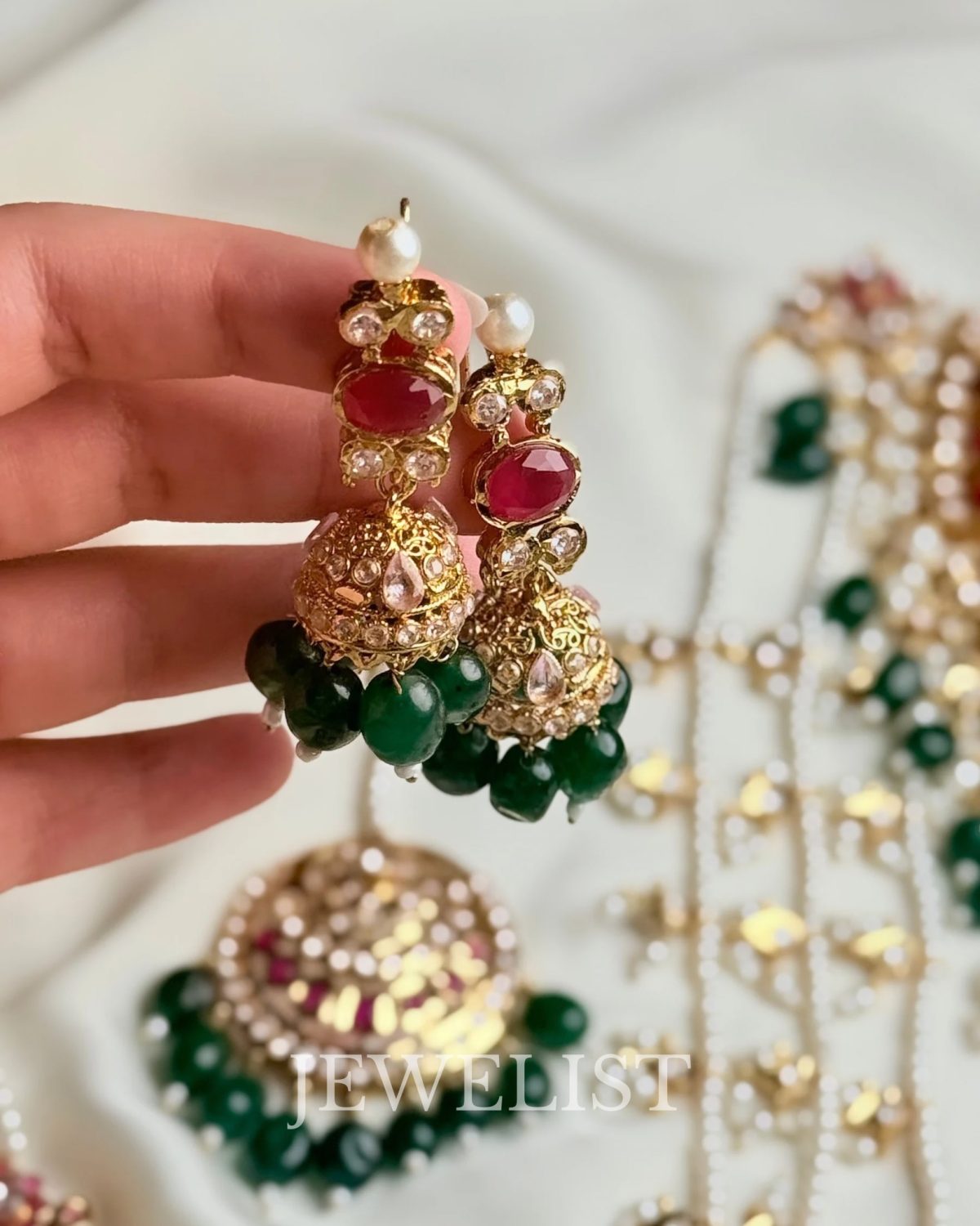Inaya Hyderabadi Set - Hyderabadi Bridal Mala and Choker Set