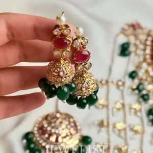 Inaya Hyderabadi Set - Hyderabadi Bridal Mala and Choker Set