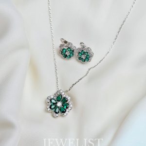 Floral Pendant Set by Jewelist.pk – Pakistani Artificial Jewellery