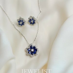Floral Pendant Set by Jewelist.pk – Pakistani Artificial Jewellery
