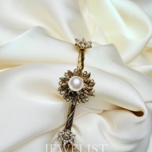 Vintage Pearl Cuff Bracelet by Jewelist.pk – Pakistani Artificial Jewellery