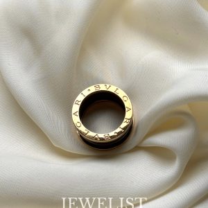 Bvlgari Inspired Rings in Gold and Black – Jewelist.pk
