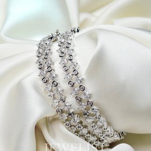 Zara Openable Karas by Jewelist.pk – Artificial Stone Bangles for Bridal & Festive Wear