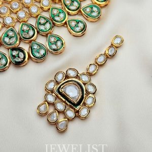 Areeba Kundan Polki Bridal Set – Jewelist.pk