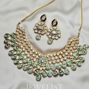 Areeba Kundan Polki Bridal Set – Jewelist.pk