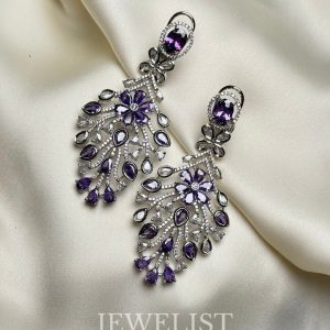 Lavender Dream Earrings Jewelist.pk Pakistani Jewellery
