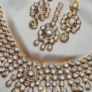 Noor Kundan Bridal Sets - Polki Bridal Set – Jewelist.pk