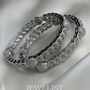 Silver Studded Karas – Jewelist.pk