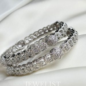 Silver Studded Karas – Jewelist.pk